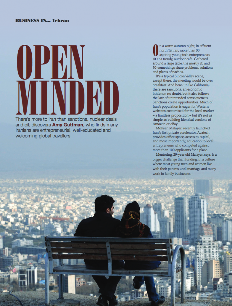 Open Minded Tehran Article Amy Guttman